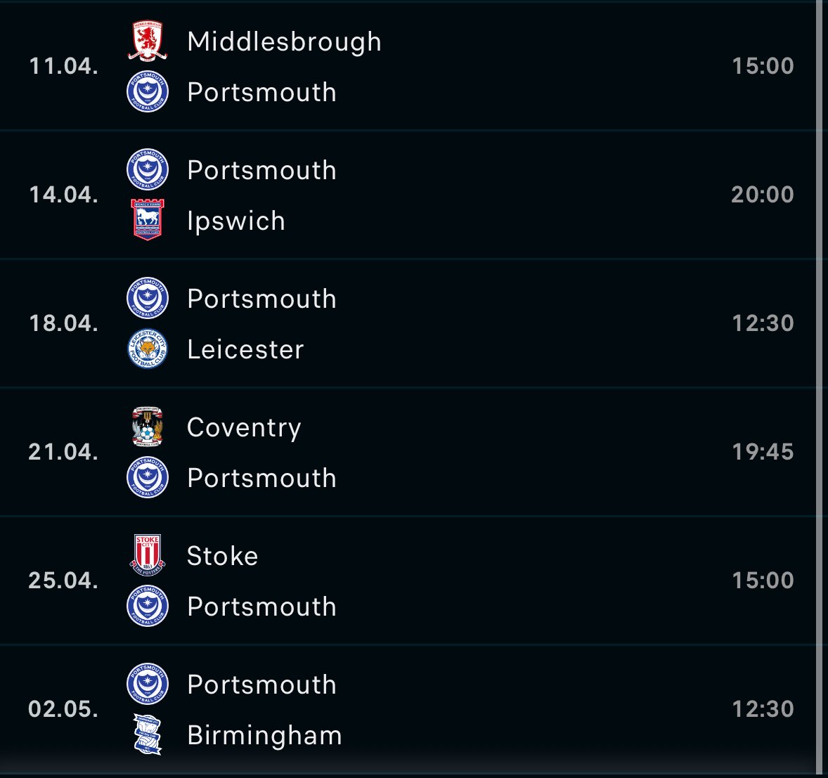 Pompey Pedro tweet media