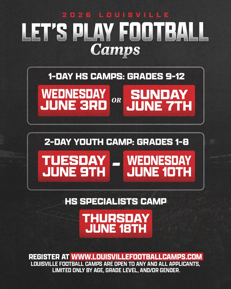 Louisville Football tweet media