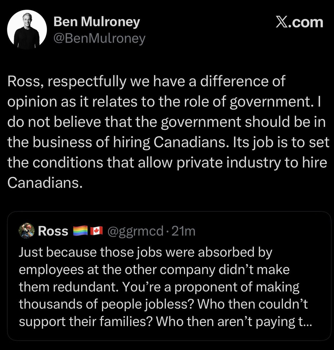 It takes a particularly corrosive bad faith actor to suggest that, Ross ...