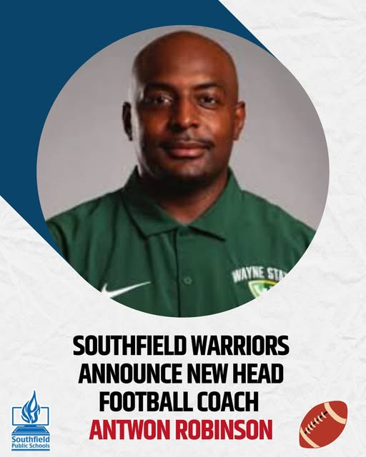 TheD_Zone's tweet photo. Antwon Robinson was hired as the next Head Coach at Southfield A&amp;T.

He was previously an assistant coach at Wayne State. https://t.co/X3N7fyforV