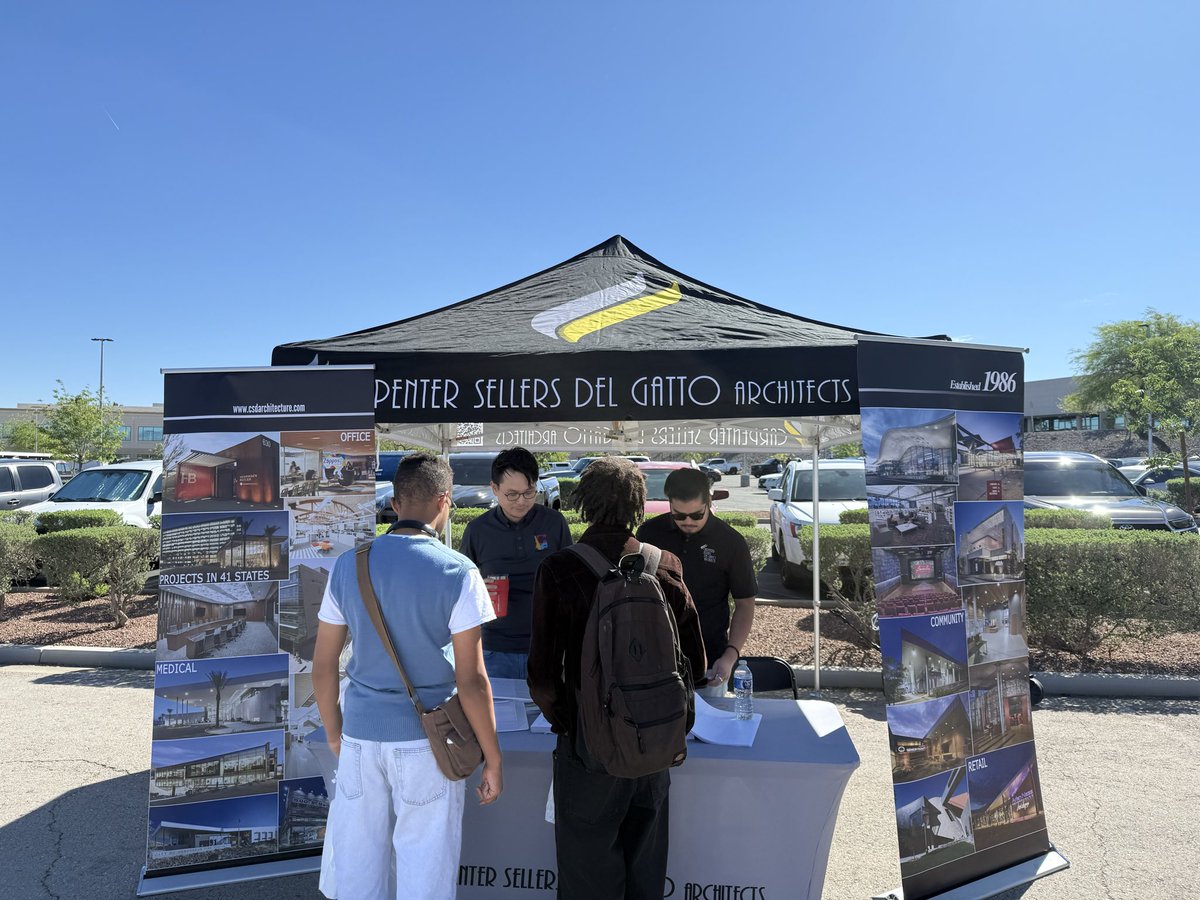 CSDArchitecture's tweet photo. CSD had the pleasure of attending PENTA's Trades Day for the ACE Program. Meeting students who are exploring their options and sharing what a career in architecture can look like is always time well spent. Thanks to @PentaBG for having us! https://t.co/c6JdCkKpia