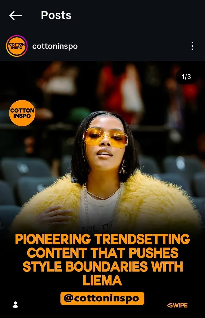 Zookie979285301's tweet photo. Liema was posted by Cotton Inspo South Africa🔥🔥🔥

LIEMA HOMECOMING LOADING
LLF MONDAY MOTIVATION
#LLContribute4Liema
#LiemaPantsi
#BBMzansiS6 https://t.co/vqxvCGW0sh