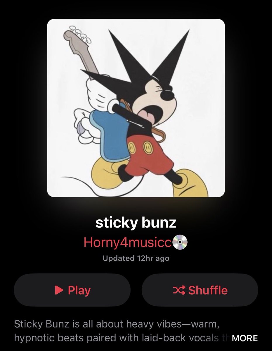 MrNineteen99's tweet photo. Sticky Bunz is all about heavy vibes—warm, hypnotic beats paired with laid-back vocals that hit just right. Whether you’re driving at night, zoning out, or setting the mood, this playlist sticks with you.

Apple Link;
https://t.co/kSOmy16B3B
Spotify link:
https://t.co/SAxYYfhwbj https://t.co/HOConDJB1h