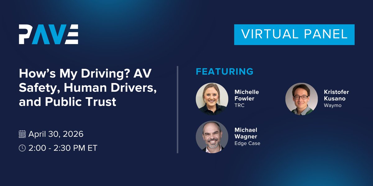 Partners for Automated Vehicle Education tweet media