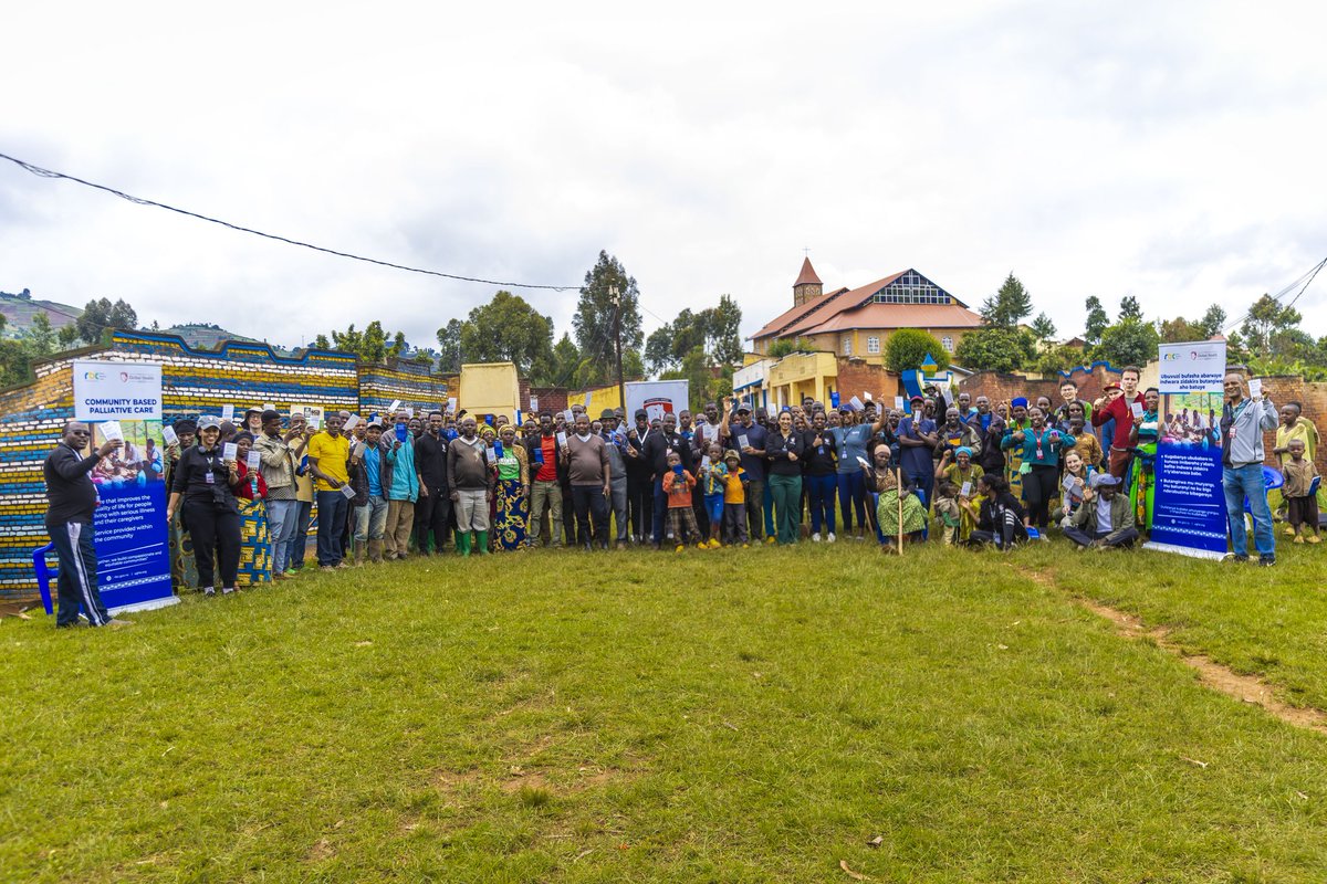 JeanEric01's tweet photo. Ended March 2026 with #Umuganda, monthly community work in Rwanda.

 @ughe_org  joined Butaro community in repairing the road.

We also discussed #gender equity and #palliative care that supports patients with chronic and serious illnesses @RwandaHealth @RBCRwanda https://t.co/ayuDaWad6C