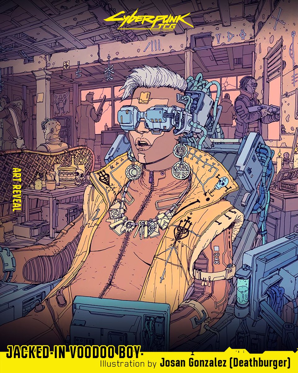 Cyberpunk Trading Card Game tweet media