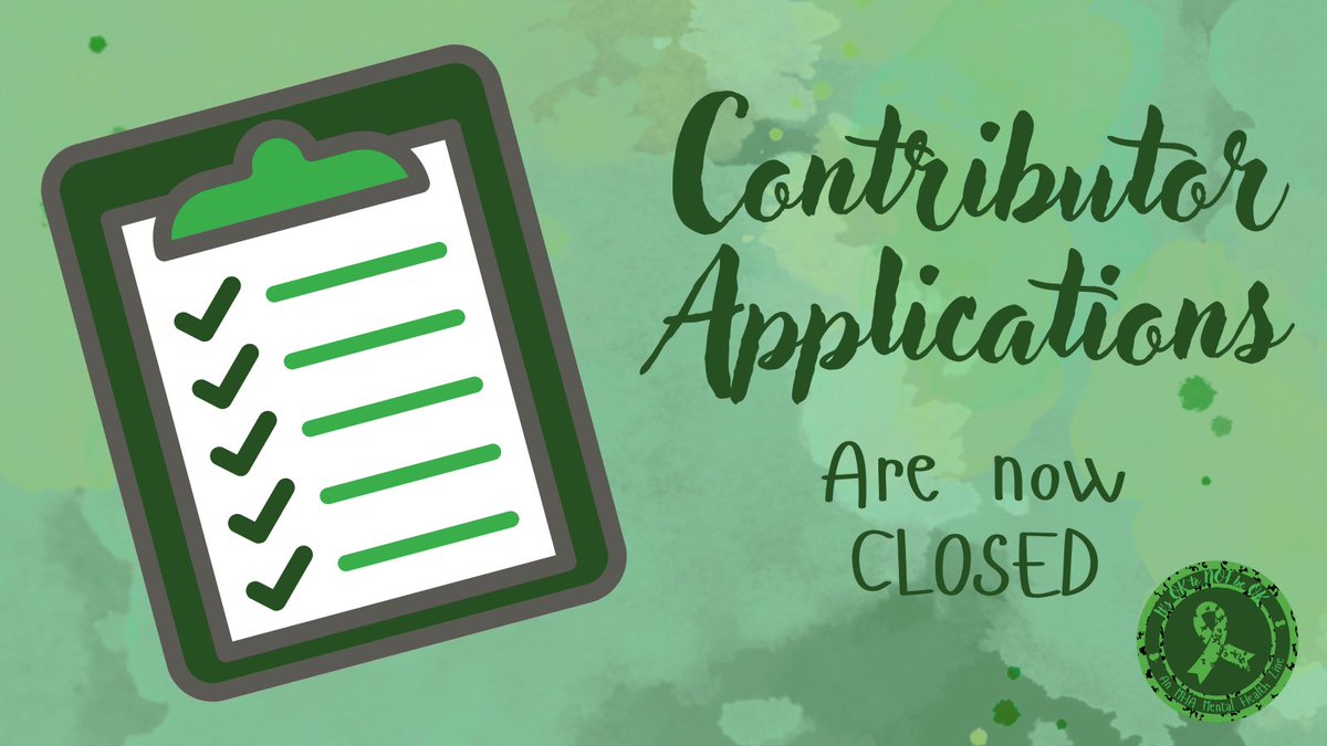 mhamhzine's tweet photo. Thank you to all who applied. We aim to have application results out by 4/12 but we will inform you if the date changes. 

Thank you!! 💚 https://t.co/9figIARsV2