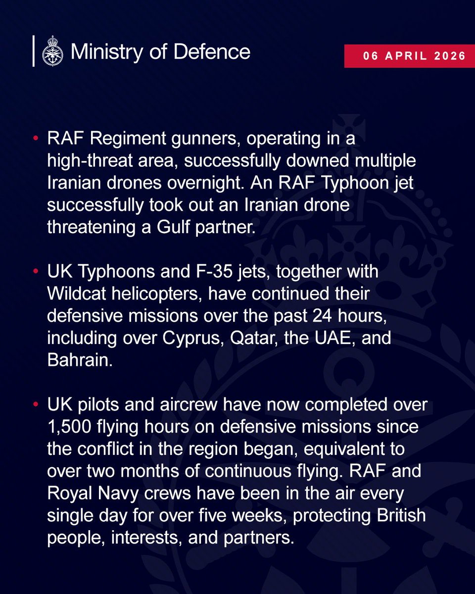 Ministry of Defence 🇬🇧 tweet media
