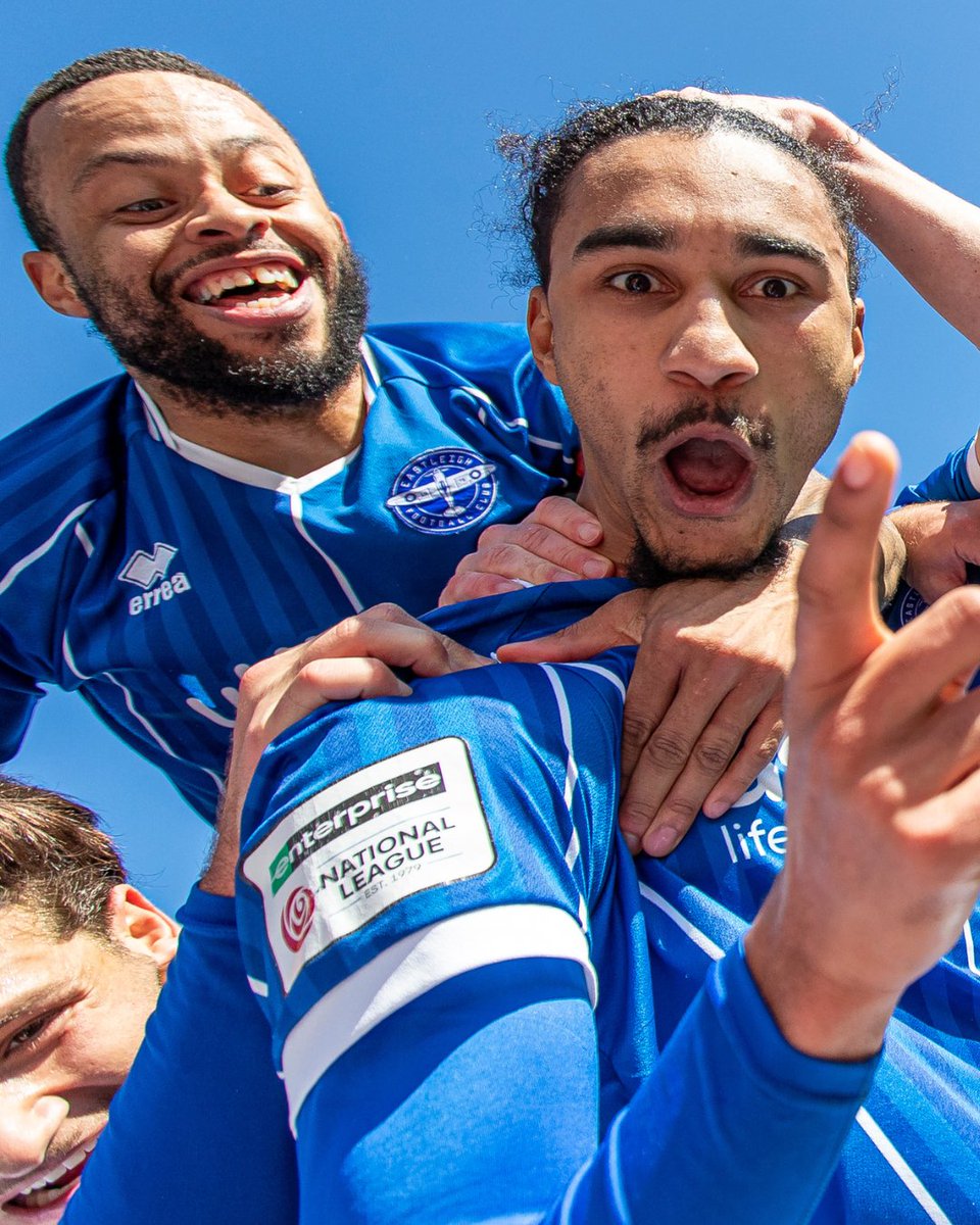 EastleighFC's tweet photo. Aaron Blair LOVES scoring goals! 😆 https://t.co/1LsZk1JON6