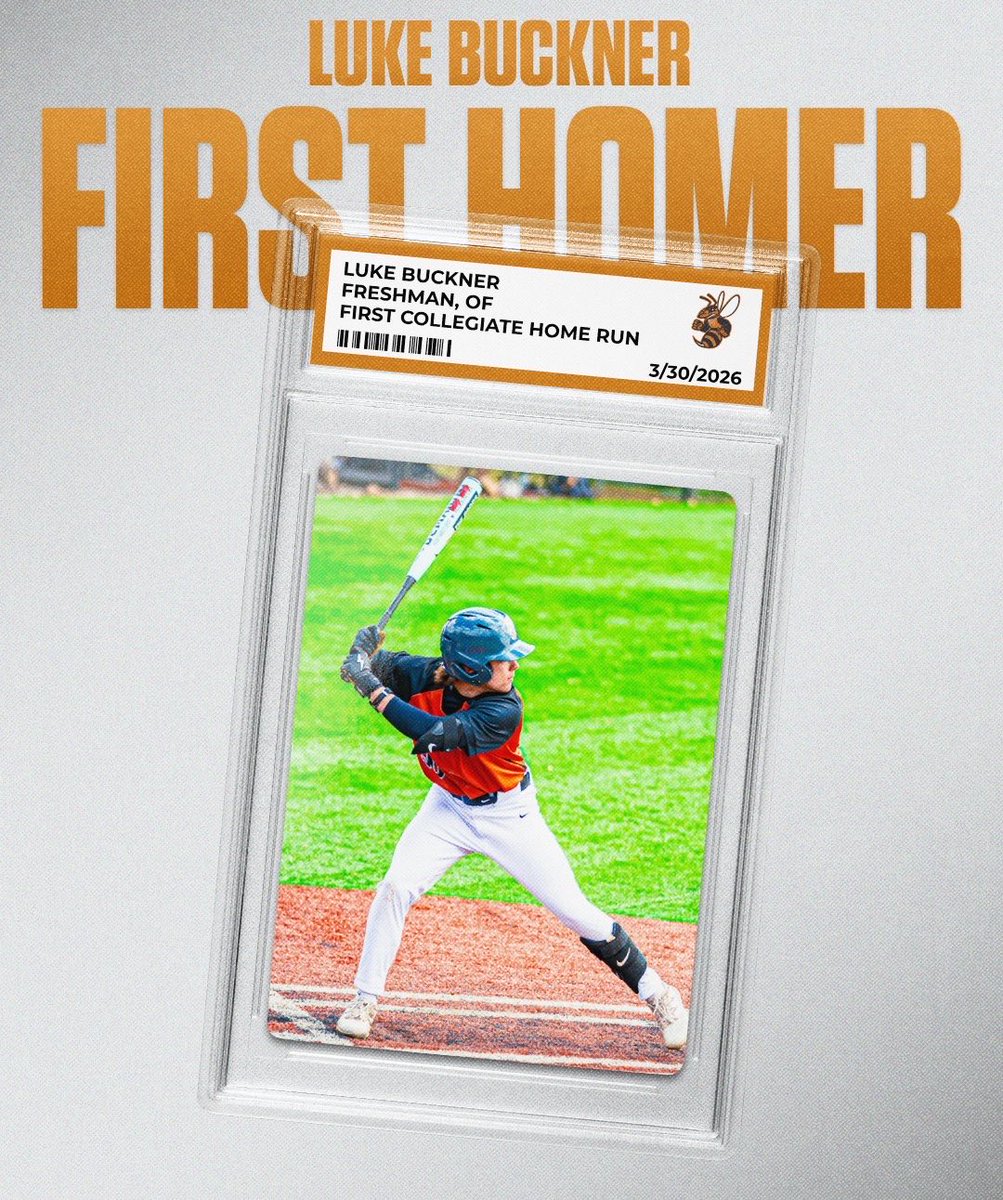 WUSandlot's tweet photo. Big-time moments from two young guys.

Congrats to Kadan Flambard on becoming the NCAA leader in sacrifice bunts and to Luke Buckner on hitting his first collegiate home run.

Proud of the work these guys continue to put in every day. #RollBeez🧡🐝🚨 https://t.co/tkjGAWtiz6