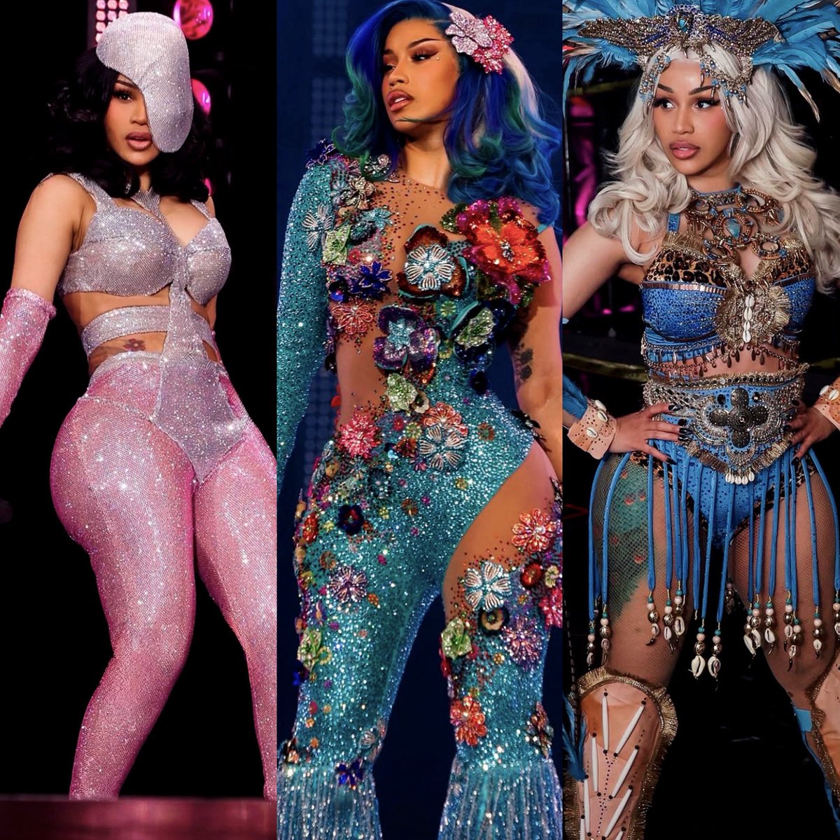 Cardi B’s Little Miss Drama Tour looks are INSANE.😍