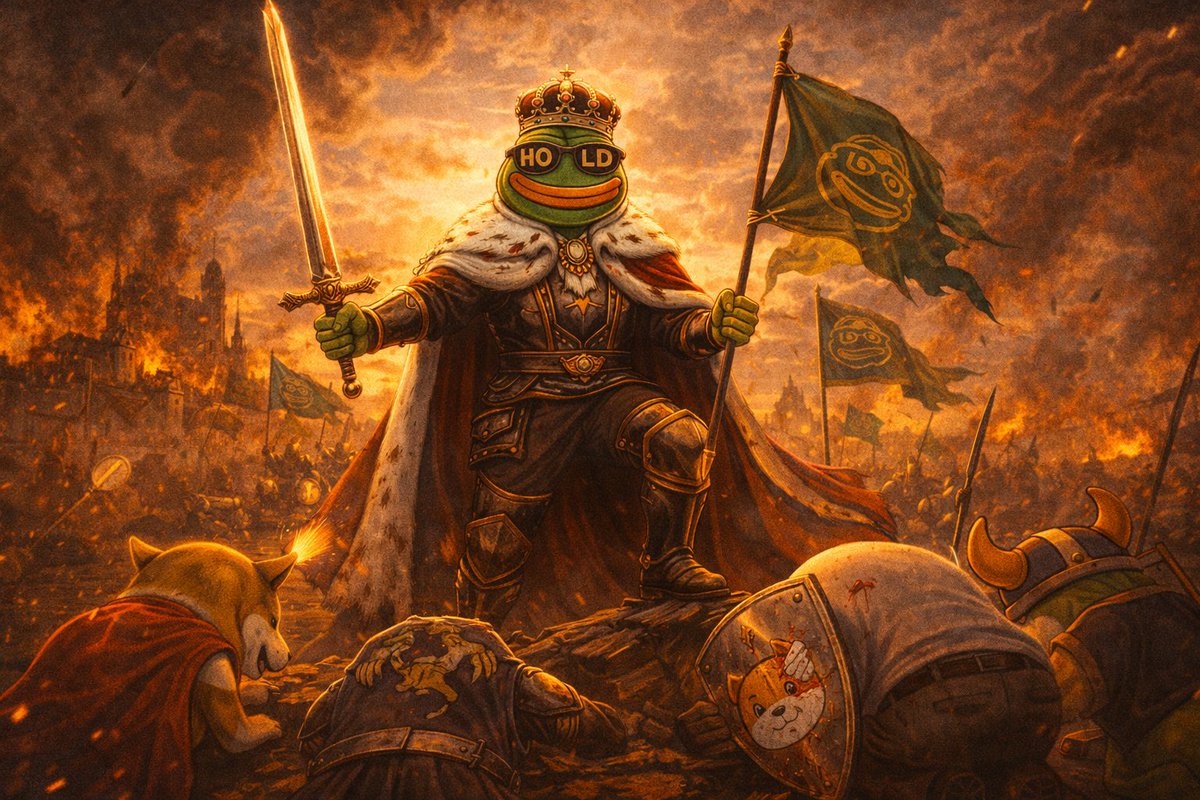 frog_meta8817's tweet photo. All others fall…  
Only the king remains 👑🐸

$METAFROG is taking the throne. https://t.co/W9eRrpZ9EC