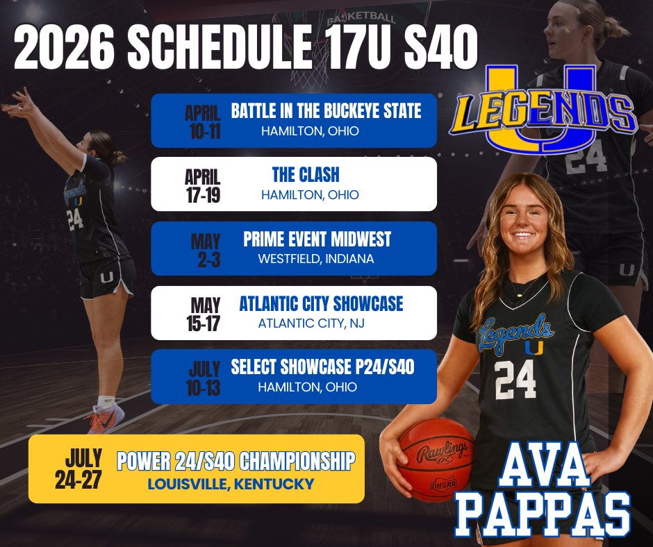 AvaPappas27's tweet image. Honored to be spending my final AAU Season with @Legends_Bball Lets do this!!! @BryceMcKey @DrewFladung #lastride #aau #p24 #s40