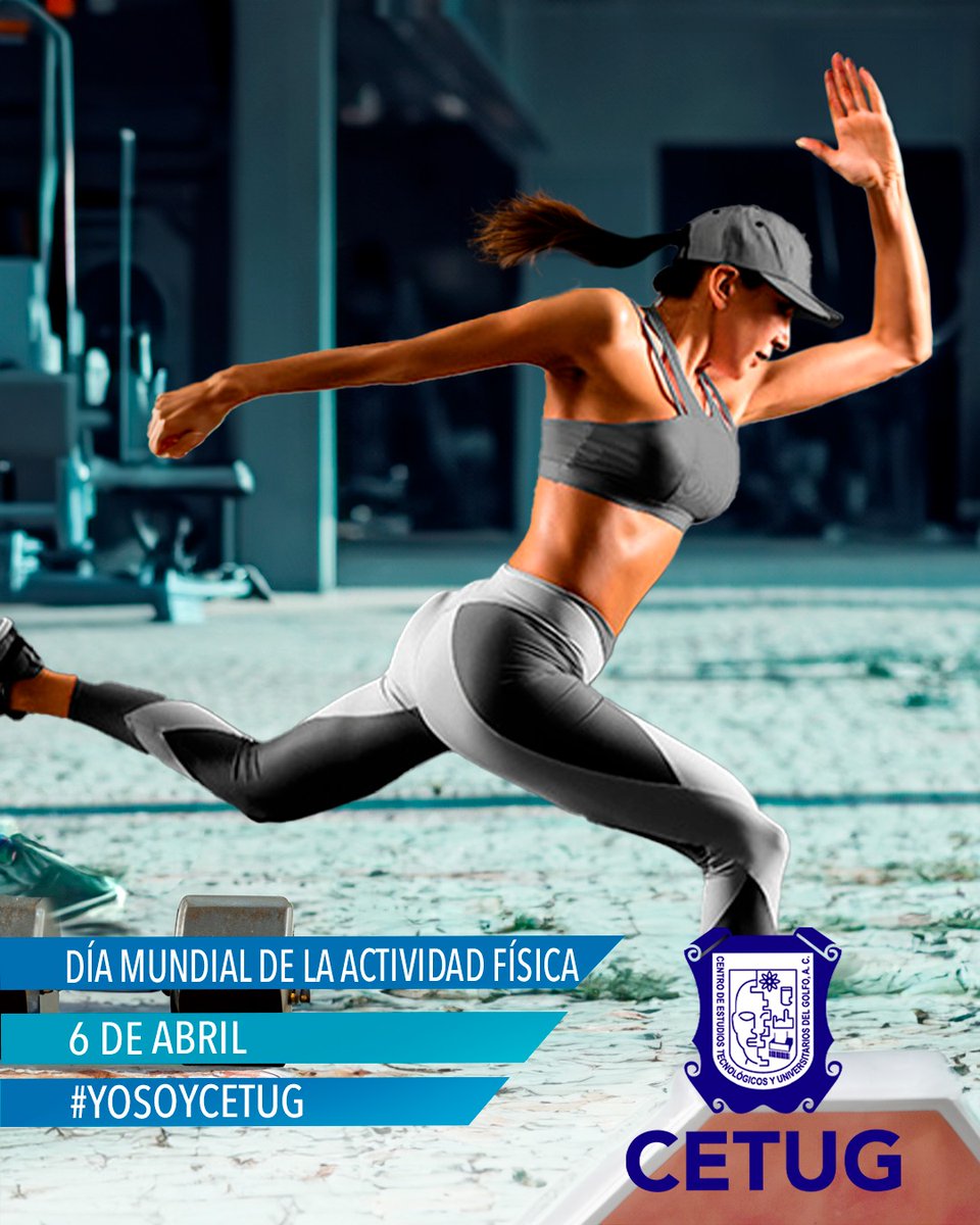 cetugver's tweet photo. El Día Mundial de la Actividad Física, que se conmemora cada 6 de abril, es una fecha que busca concientizar a la población sobre la importancia de mantenerse activa para mejorar la salud y la calidad de vida.
 #yosoycetug #CETUGVeracruz #ejercicio #actividadfisica https://t.co/O7jJj9mNWD