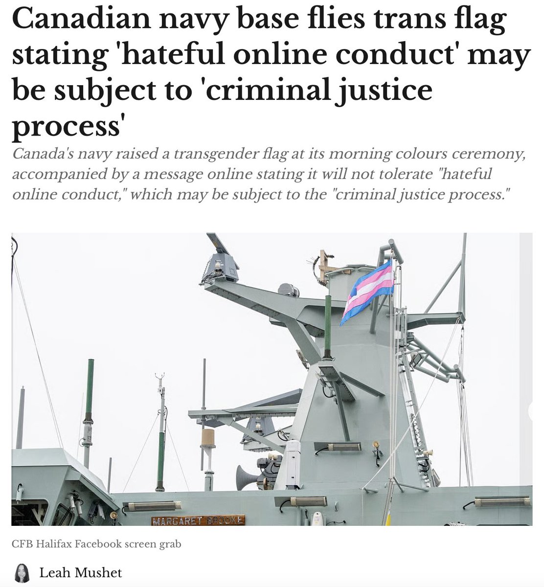 Western Standard tweet media