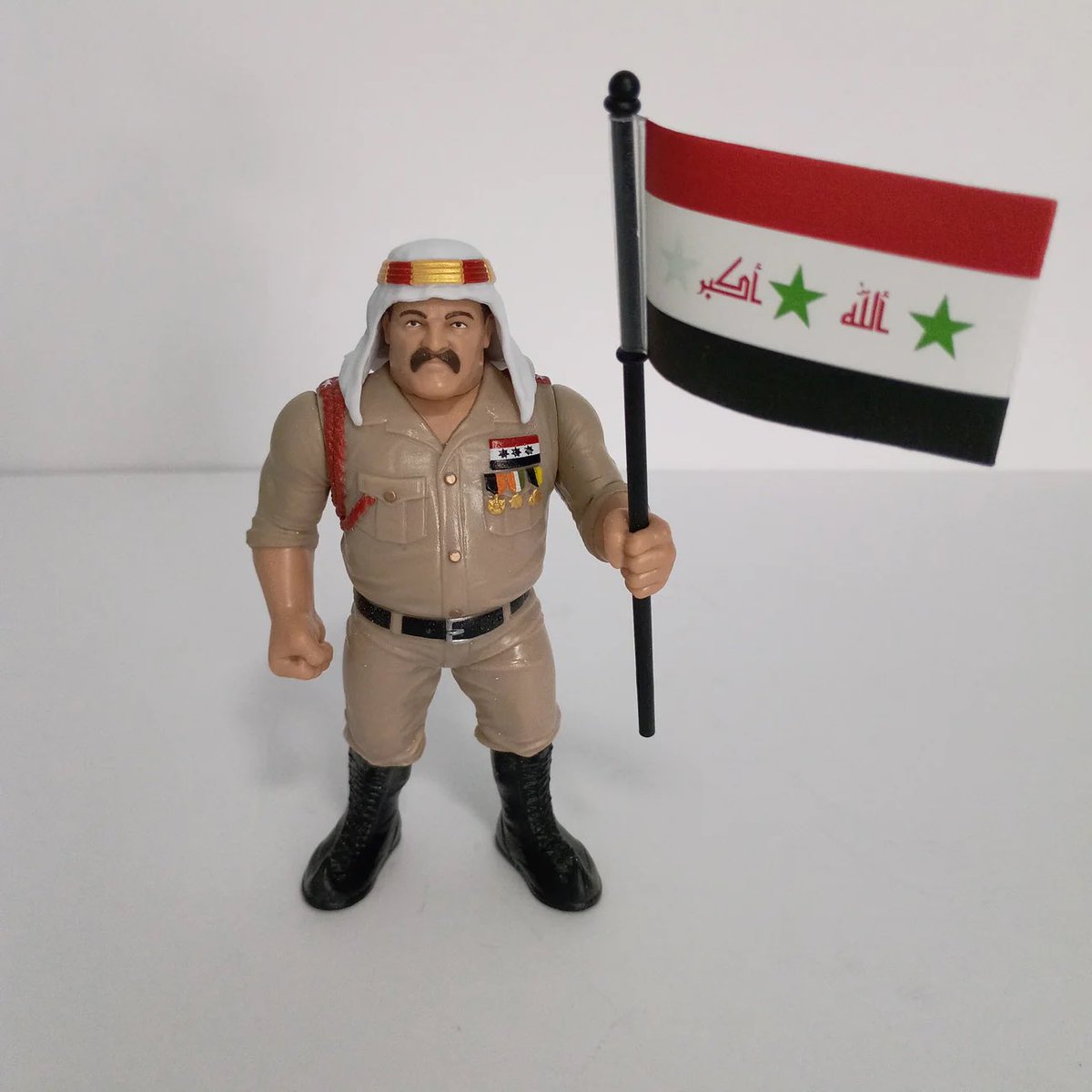 GGOfficialToys's tweet image. Limited Edition limited to 300  @_SgtSlaughter And General Adnan! Live now and in hand!! Don’t miss out and that’s an order maggots!! 🪖 #GG

hastteltoy.com/products/limit…