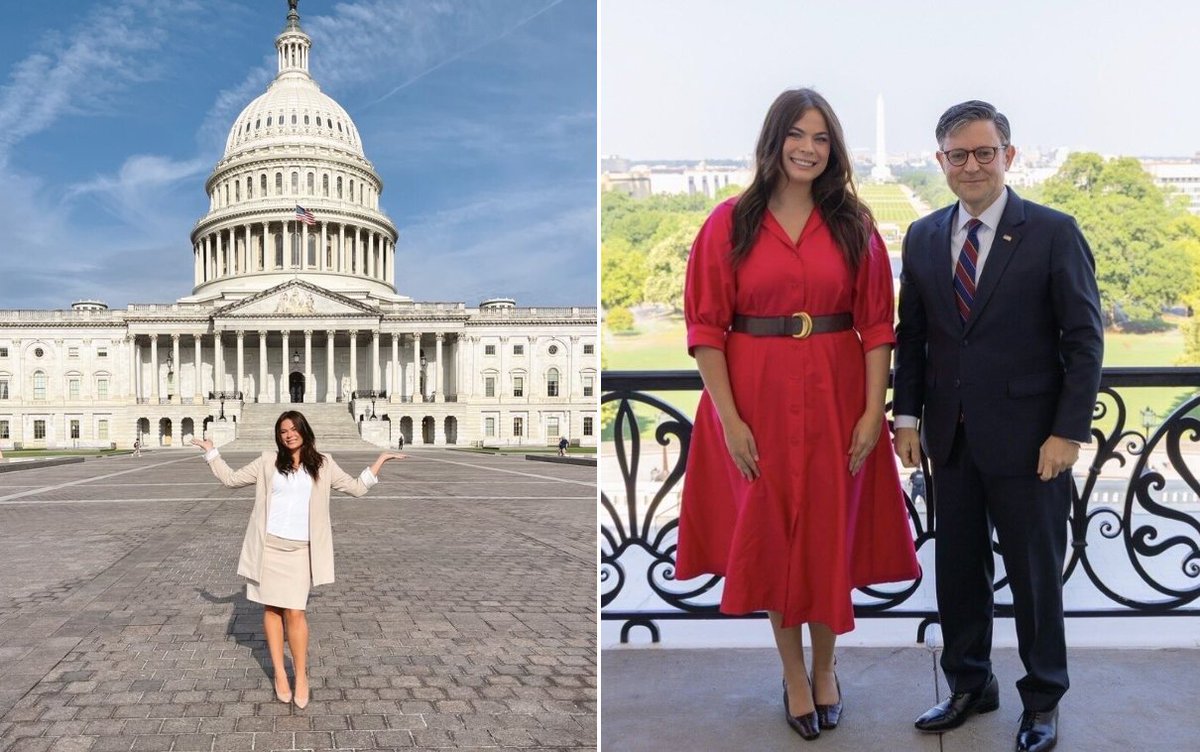 LSUAlexandria's tweet photo. From Alexandria to Capitol Hill 🇺🇸

LSUA grad Emrie Albritton shares how a classroom experience turned into a real-world opportunity working for Speaker Mike Johnson—and why there’s a place on the Hill for everyone.

Read her story https://t.co/6R7a2SEWiH https://t.co/2IAXzRosAr
