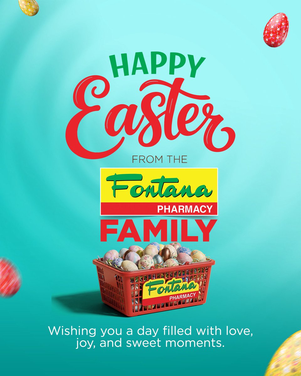 FontanaPharmacy's tweet photo. Happy Easter from the Fontana family 🐣💛
#fontanapharmacy #EasterJoy https://t.co/EeEVotscvj