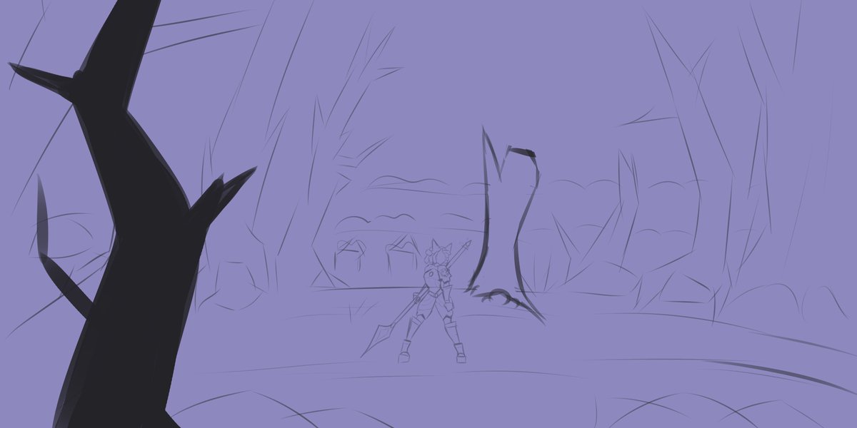 Yearnwolf's tweet photo. concept art I'm working on for ¨Witch Hunter Johanna¨ https://t.co/TK6rDgiQZJ