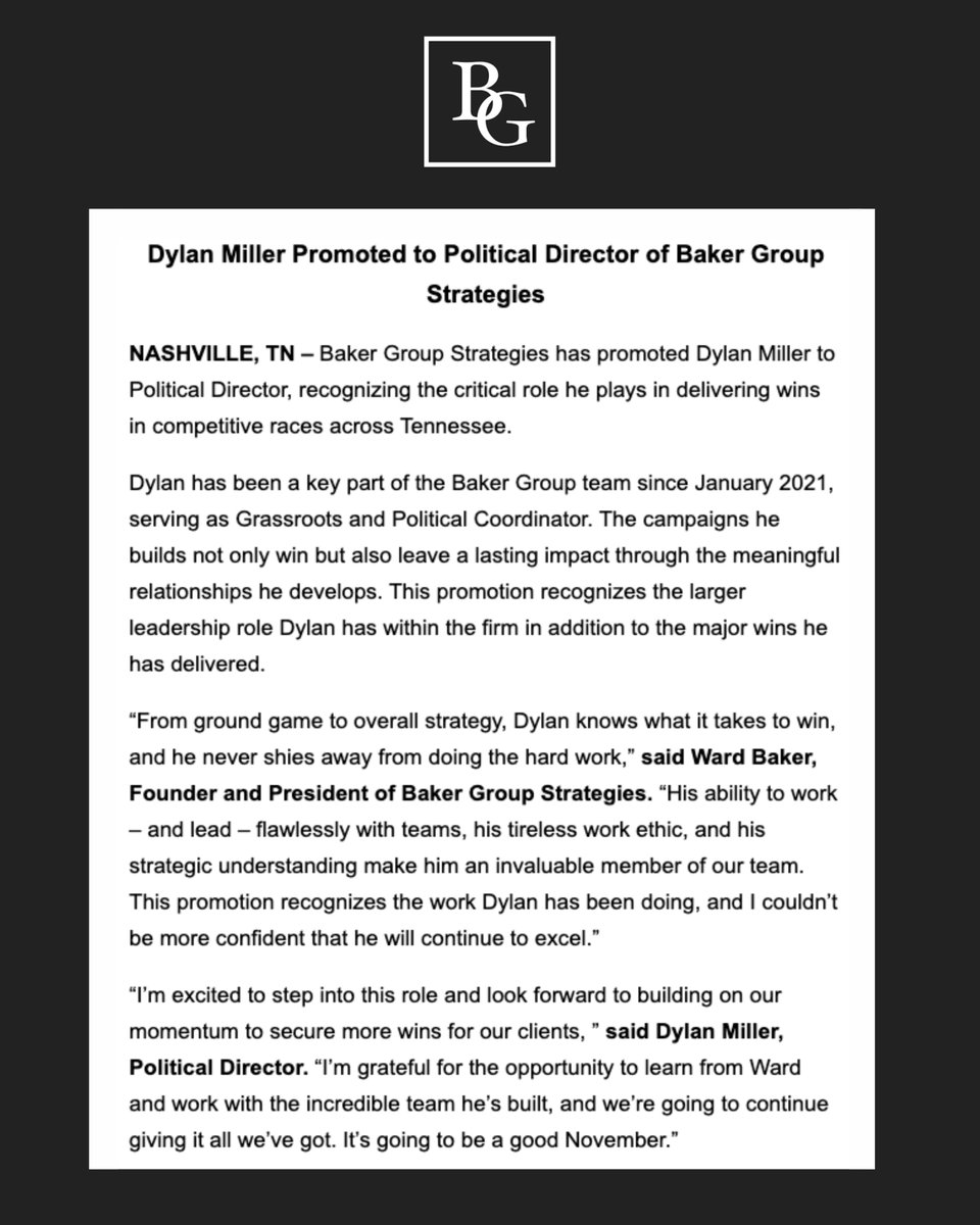 Baker Group Strategies tweet media