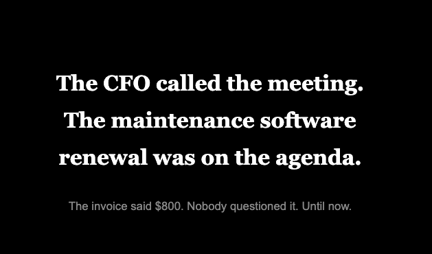 LeanMaintenance's tweet photo. The CFO saw the invoice.
$800/month. 40 users. $20 per seat.
Then he asked one question:
Does the machine care how many people are logged in?
It doesn't.
So why your manufacturing firm should be charged per user?
#Manufacturing #CMMS #MaintenanceManagement https://t.co/teZfbqFT2D