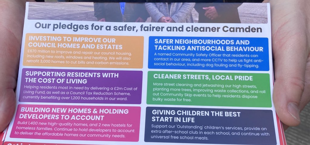Olszewski_RJO's tweet image. Spreading the word this afternoon for @CamdenLabour’s #KingsCross top team:

✅@lotisbosstista 
✅@LML96_ 
✅@CamdenJonathan.

A strong visible record of delivering safer estates thru #CCTV; a key pledge for more, plus extra community safety officers.

#VoteLabour 7 May