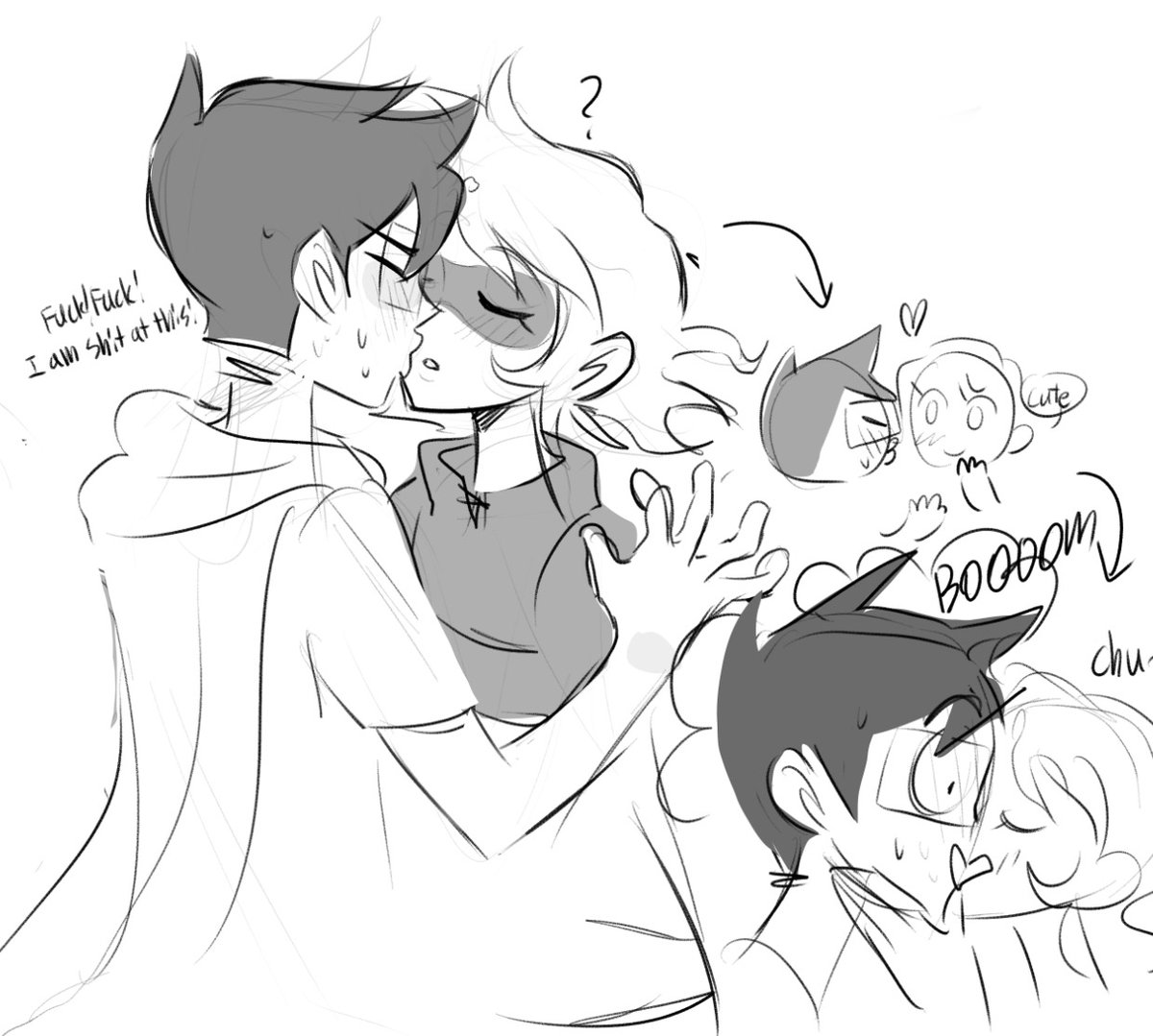 Dan191220's tweet photo. Doodle for today!
#homestuck #johnroxy https://t.co/teD1I0Egw5