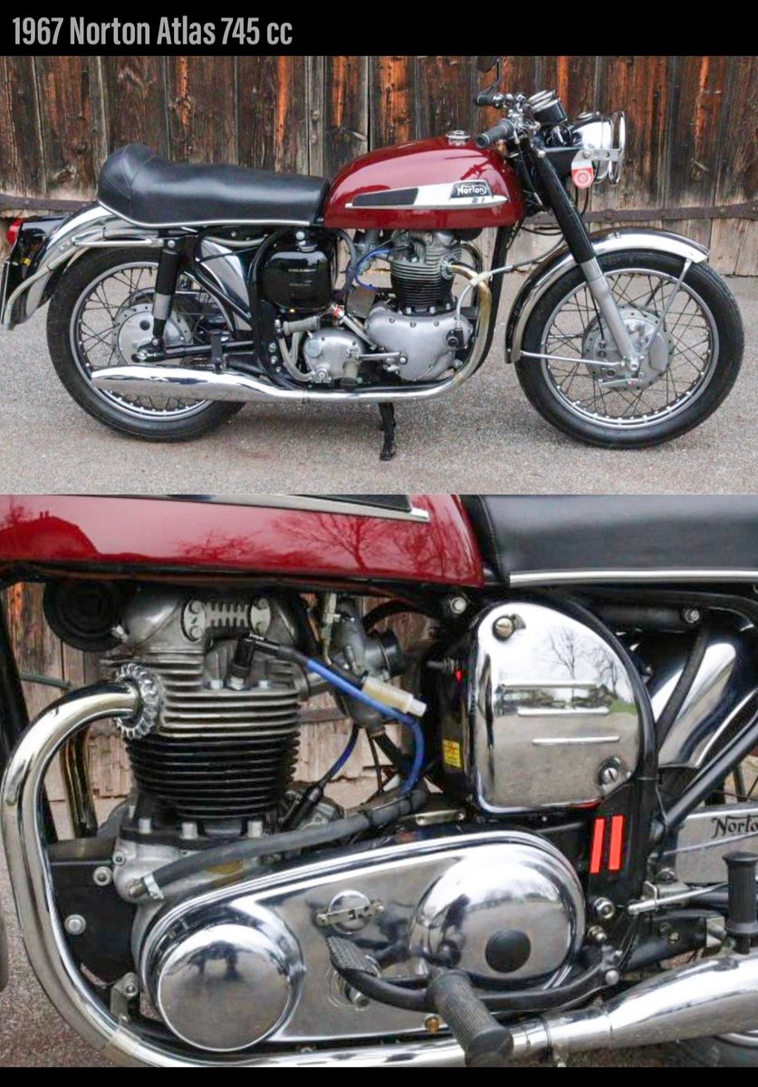 Moto_History's tweet image. The Norton Atlas was the foundation for the better Commando.  The Commando was also a much bigger seller.  #britishmotorcycles  #noetonmotorcycles  #classicmotorcycles  #motorcyclehistory  #motorcycleenthusiast  #motorcycleenthusiasts