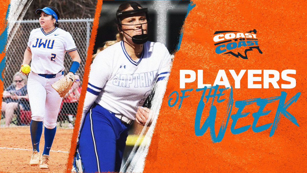 C2CAthConf's tweet image. #C2CSB: JWU’s Tellez-Martinez, CNU’s Sparger Claim C2C Softball Weekly Awards

🥎 c2csports.com/x/7yd3e

#Dare2Prepare // #D3Softball