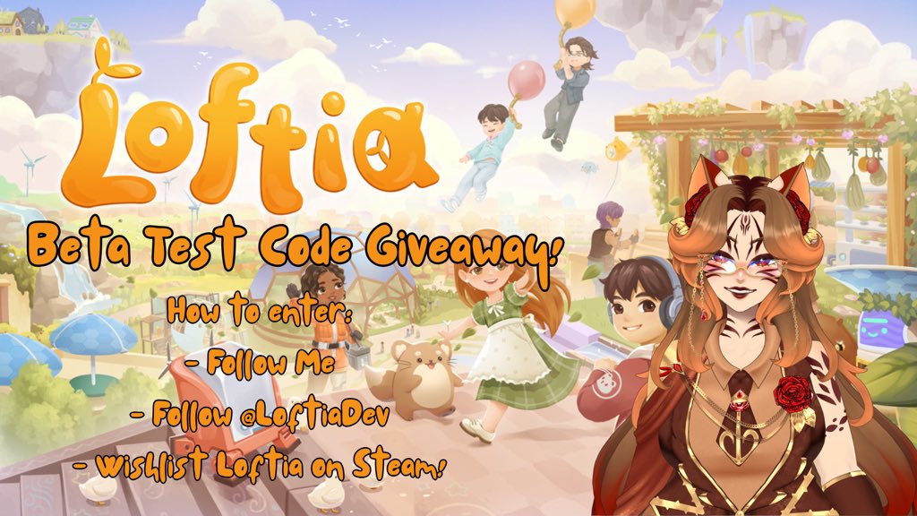 Seimorra's tweet photo. In honor of my recent partnership with Loftia as well as their Closed Beta Playtest coming up, they’ve given partners codes to the playtest for us to giveaway to our communities! 

To enter:
- Follow me
- Follow @loftiadev 
- Wishlist Loftia on Steam! 

#LoftiaBetaGiveaway https://t.co/5SxBfzykgP