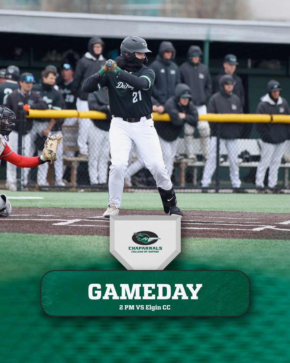 AthleticsCod's tweet photo. @DuPageBaseball is back home in Glen Ellyn today. First pitch at 2pm. #GoChapsGo https://t.co/DBNymYDjVz