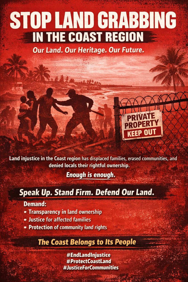 vincent28804321's tweet photo. Let's fight against land injustice in the coastal region
#cjpdmombasa #lcmc #nlc. https://t.co/vQSiF1RFvl