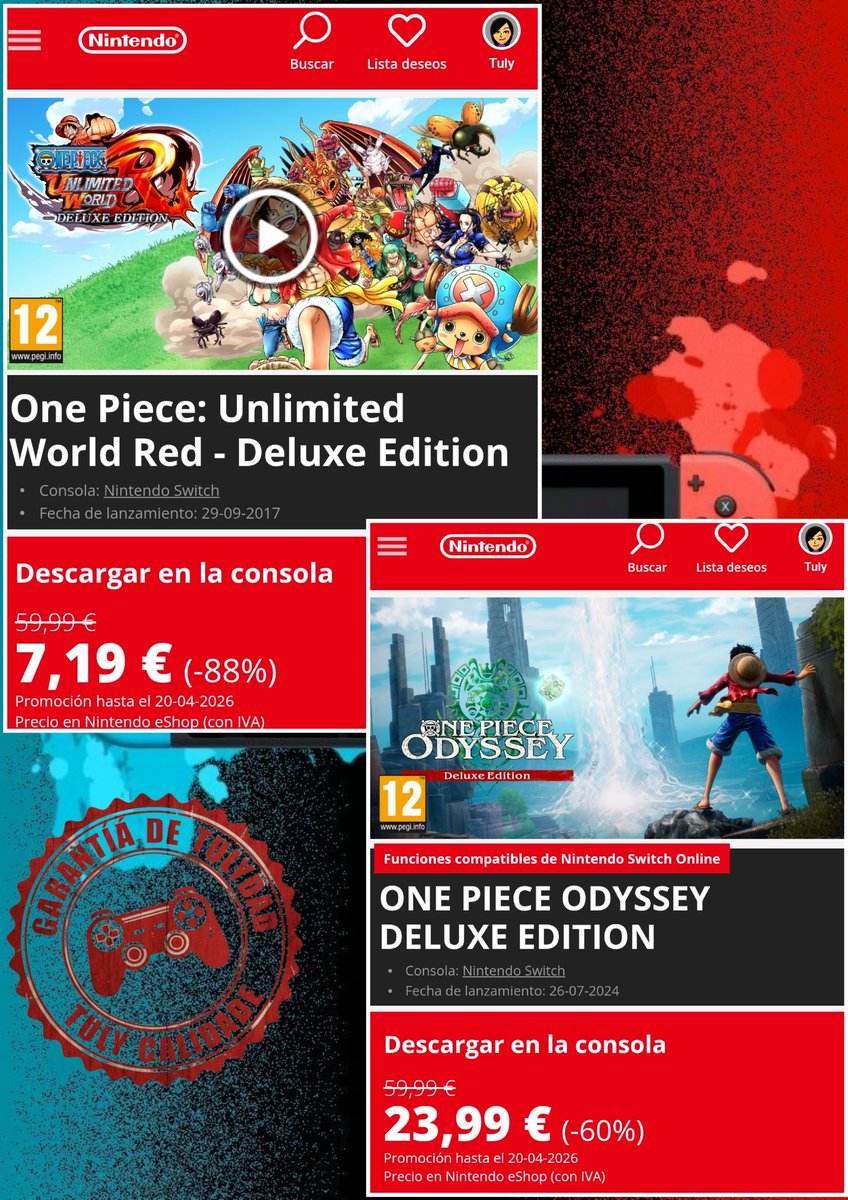 MentalistGirl's tweet photo. Descuentos jugosos en la eshop 🎮✨️ https://t.co/IxOoBxHQL5