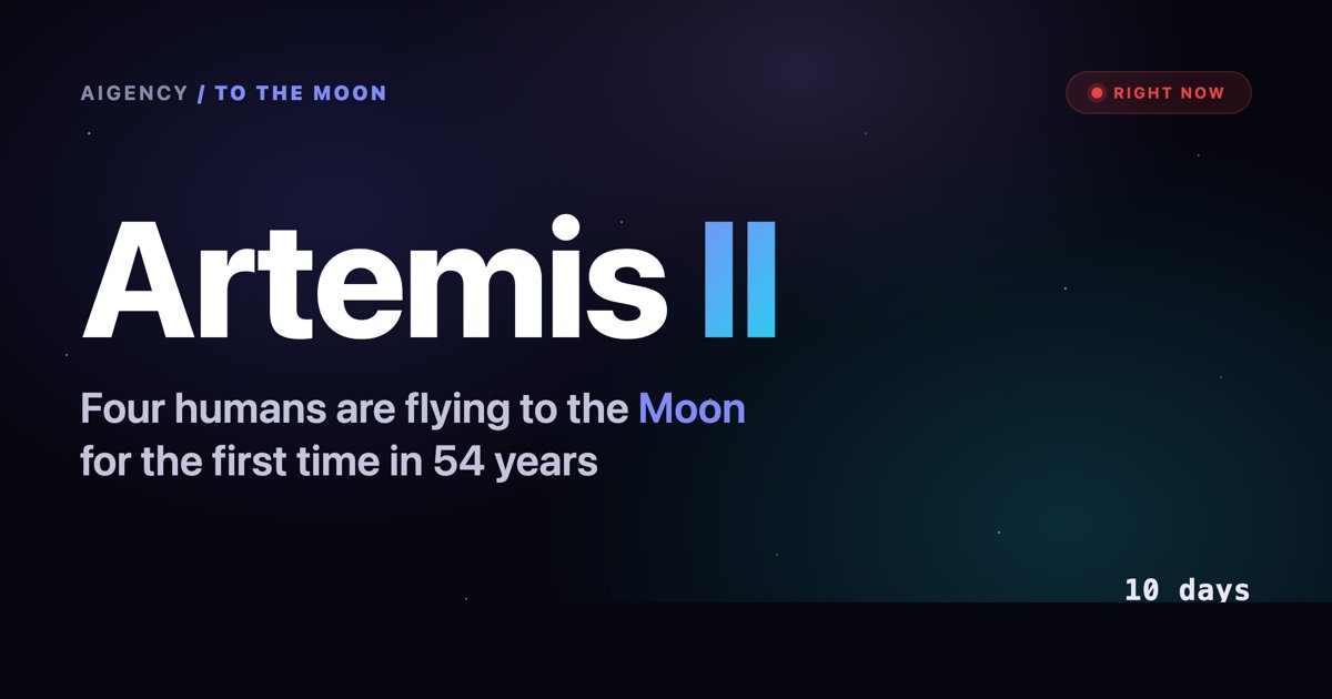 MichaelKokin's tweet photo. I built a special page about the Artemis II Moon mission

Who's on board, where the capsule is right now, and why the toughest part isn't the flight — it's coming back. On re-entry Orion will hit the atmosphere at extreme velocity in ~3000 °C heat and literally skip along its upper edge (skip-entry) to ease the g-load on the crew and keep the heat shield intact.

If you want to quickly get up to speed on the mission, see where the crew is, and watch their live broadcasts from lunar orbit — take a look at the special (the link is in the first reply)