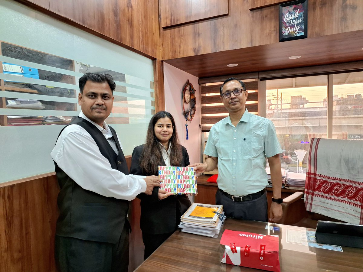 LawsAngelsLegal's tweet photo. Celebrating our Associate Advocate, Swati Singh, on her birthday. Wishing her continued success and excellence ahead.

#HappyBirthday #TeamCulture #EmployeeAppreciation #LegalProfession #LawFirm #Advocate #ProfessionalGrowth #WorkplaceMoments #Leadership #Gratitude https://t.co/NKQ5emQgbB