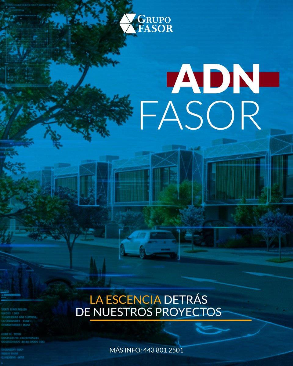 GrupoFasor's tweet photo. En Grupo Fasor,  ponemos nuestro ADN en cada desarrollo: responsabilidad, respeto, pasión y trabajo en equipo.
Valores que no solo definen cómo trabajamos, sino el resultado que entregamos. 

Haz crecer tu patrimonio con el ADN Fasor.
Descubre más:
 🌐 https://t.co/rkrTc5r92j https://t.co/qGF8vCnOTZ