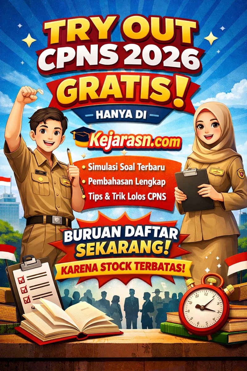 na_zuaf's tweet photo. yuk teman teman persiapan tes cpns 2026 dari sekarang, belajar gratis dan dapatkan kouta pendaftaran 50 orang untuk try out full secara gratis. Kouta terbatas,Klik di sini untuk daftar: https://t.co/kP7XaD3zf1 ✨ https://t.co/De0AshG4aB