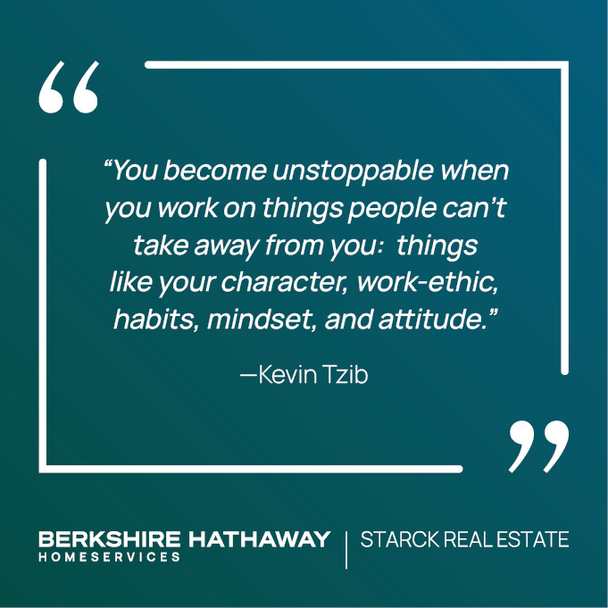 In a world where markets shift and circumstances change, your greatest advantage is what you build within yourself. Skills can be learned, but discipline, integrity, and resilience are what truly set you apart. #Thoughtfortheweek #BHHSstarckrealestate #StarckRealEstate #GTK