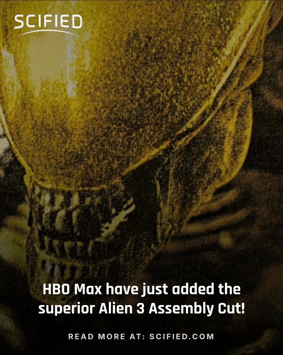 @HBO Max have just added the #Alien 3 Assembly Cut to their platform ...