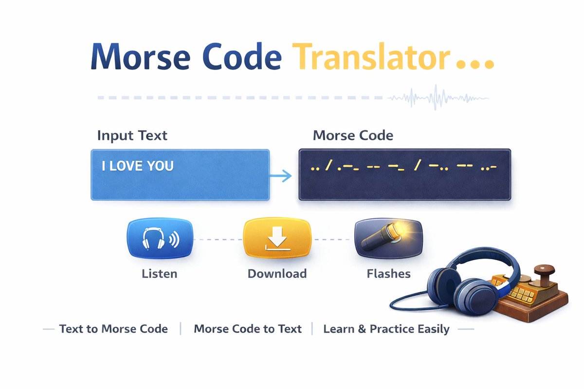 Morse code translator (@morsecodetransl) / Posts / X