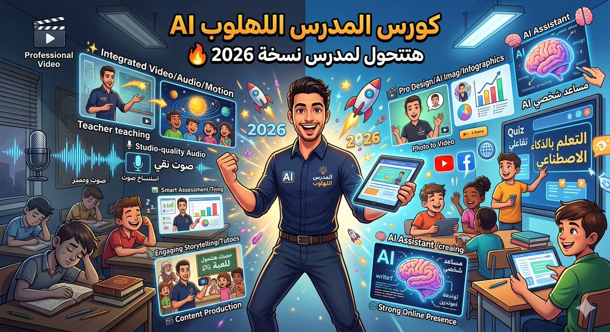 "لو انت مدرس…
وعندك وقتك بيضيع بين التحضير والتصحيح 😓
تخيل لو فى طريقة تخليك تخلص شغلك فى نص الوقت…
وتقدم شرح يخلى الطلبة تبصلك كأنك نجم ⭐
اللى فاهمين مستقبل التعليم دلوقتى داخلين فى حتة تانية خالص 👀
ابعتلى كلمة (مدرس) وهقولك التفاصيل 💬"
#مدرسين