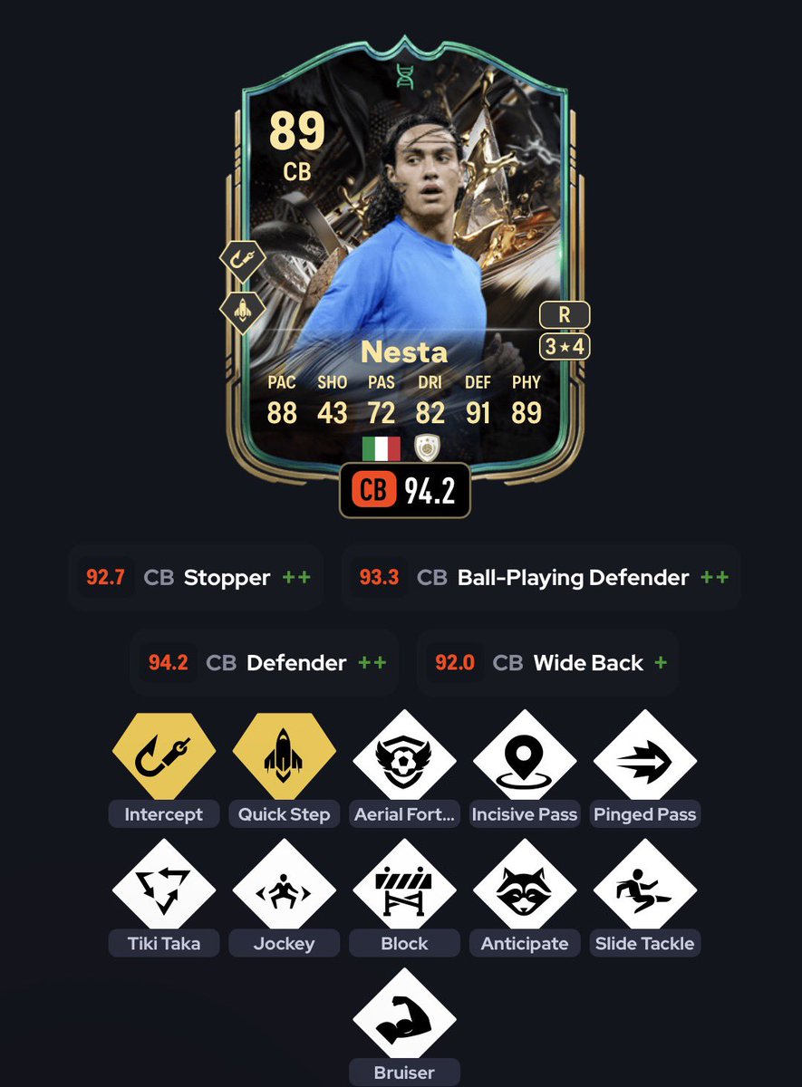 karamelfc's tweet photo. @News_FC26 he’s so good in game, thinking of using up to speed too but maybe we get a good 89 cb evo https://t.co/9eHl9RYKp9