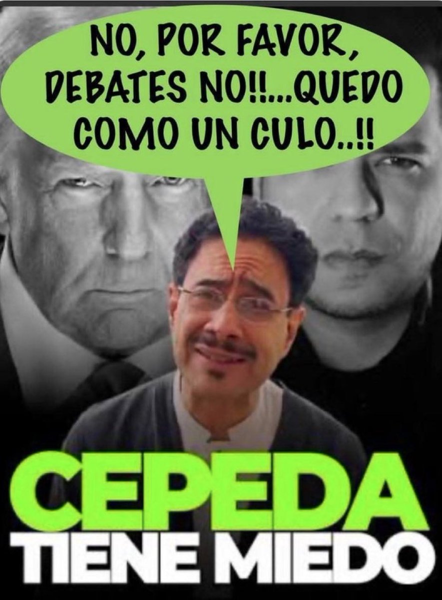FUCHO02's tweet photo. No Quiero Debates 🥲 https://t.co/g9f2PCZhVY