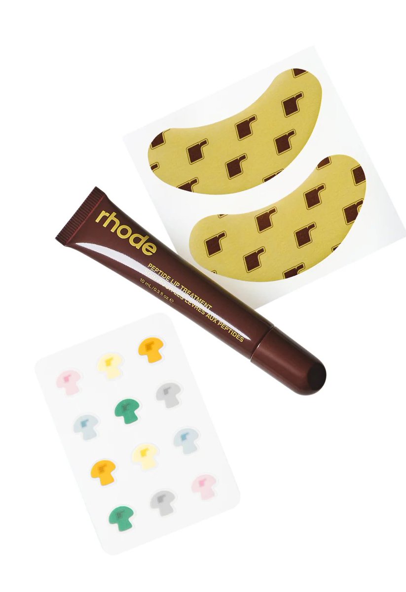 Justin Bieber's collaboration with Rhode includes: 💛 hydrocolloid