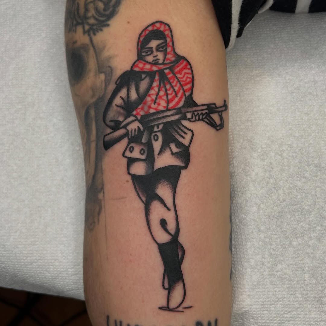 ultras_antifaa's tweet photo. Tattoo: Free Palestine. https://t.co/7d0XACvDZW