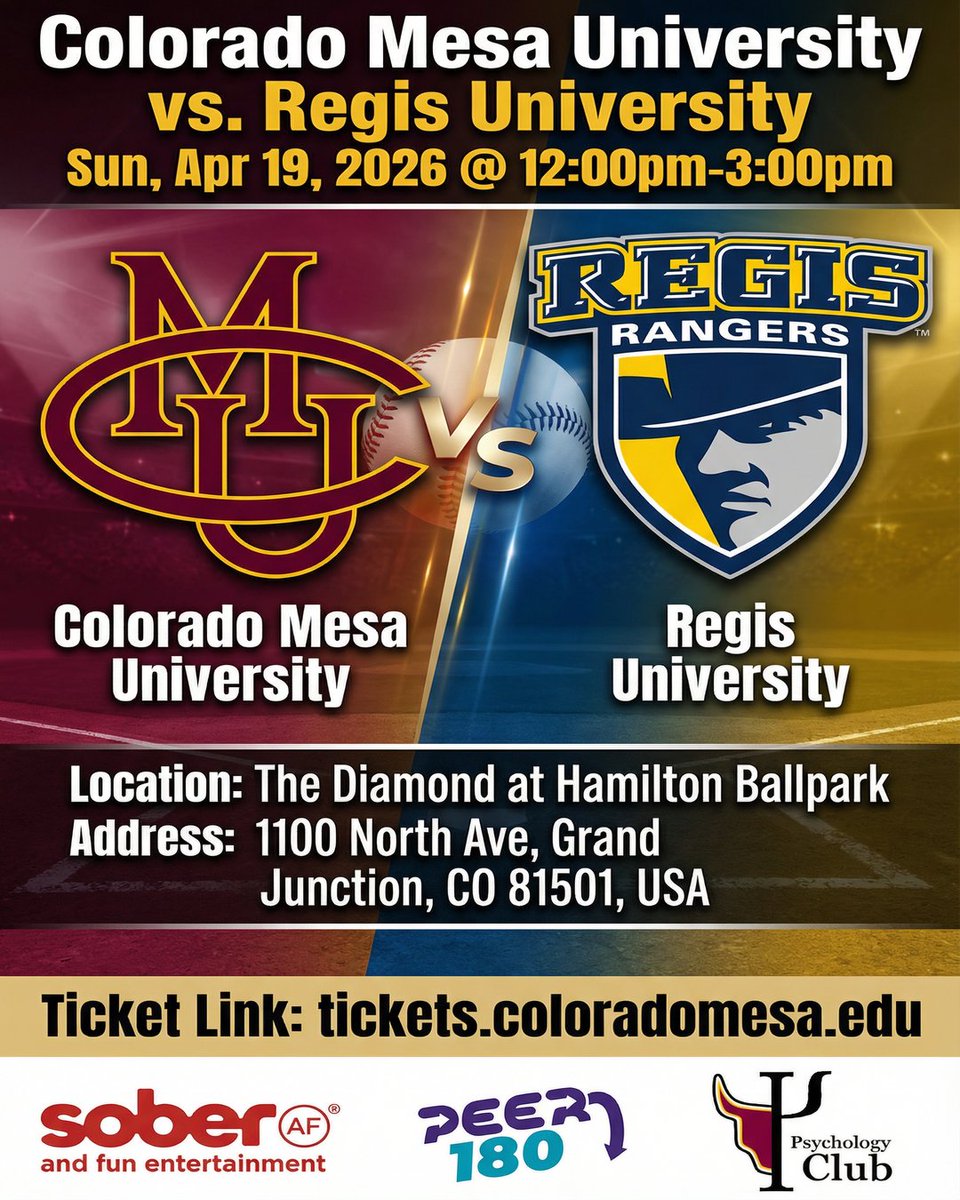 🎉 Sober Section Takeover at the CMU Baseball Game! ⚾️
Join Peer 180, the CMU Psychology Club, and Sober AF Entertainment for a game‑day experience that’s all about connection, community, and having a blast — no substances needed.
We’re bringing the hype, the cheers, and the good