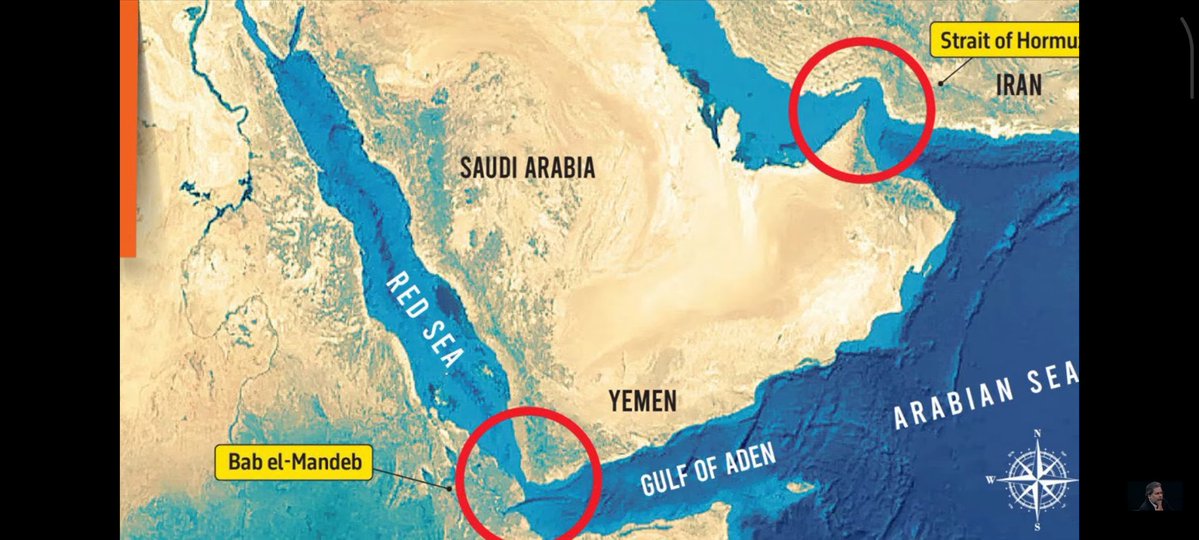 Anupbhatia7's tweet image. #trump#israel#iran#worldtrade #gulfwar #blockades 
Trumps antics will only harm world Trade. If iran blocks BAB-AL -MANDAB strait usa the world will dance as 40 percent of world Trade 70 percent of Asia markets will be affected oil at 200 dollars, a reality. We will thank Trump