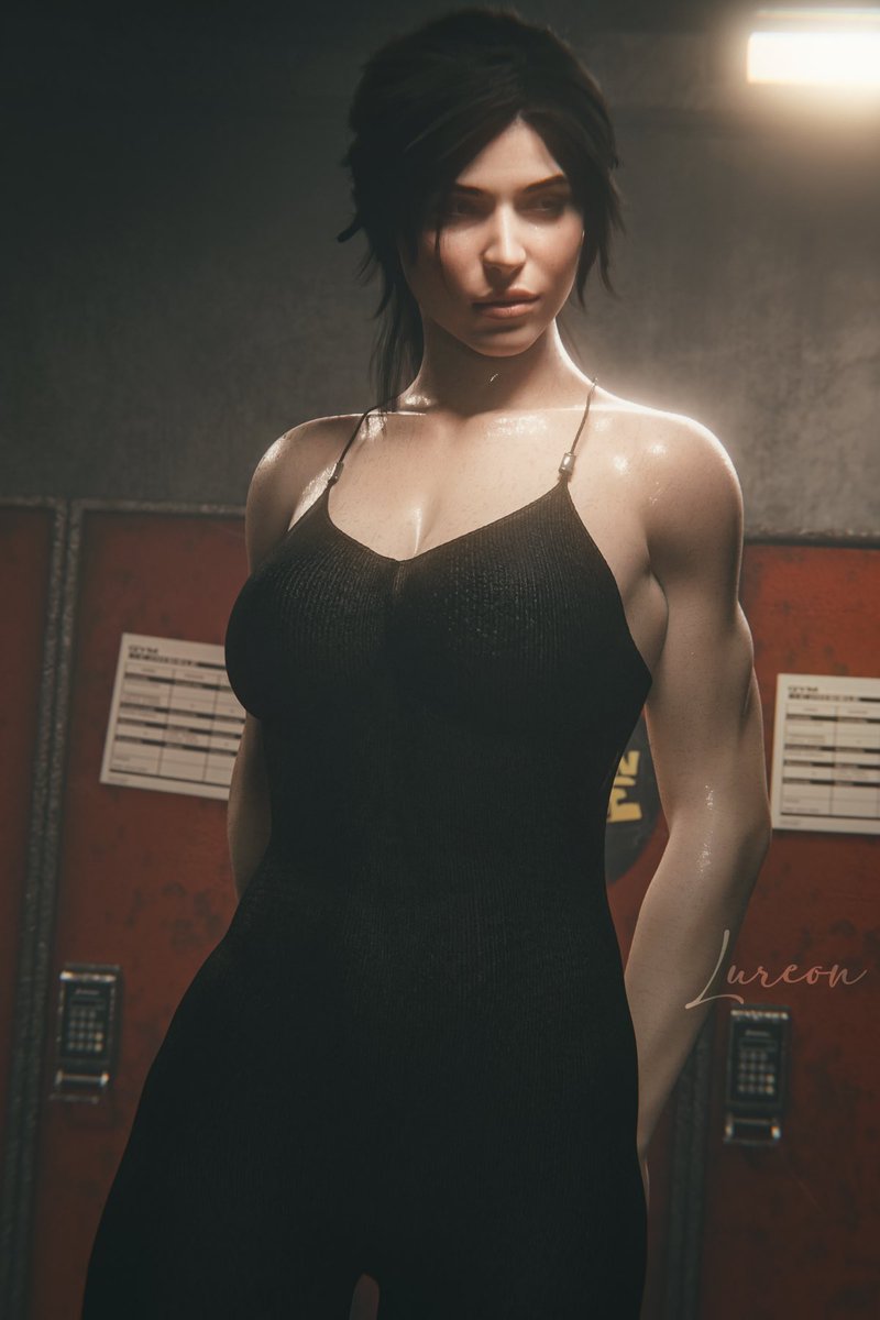 f4lt_3d's tweet image. Showin off those gains 

#tombraider #laracroft #fyp #3d