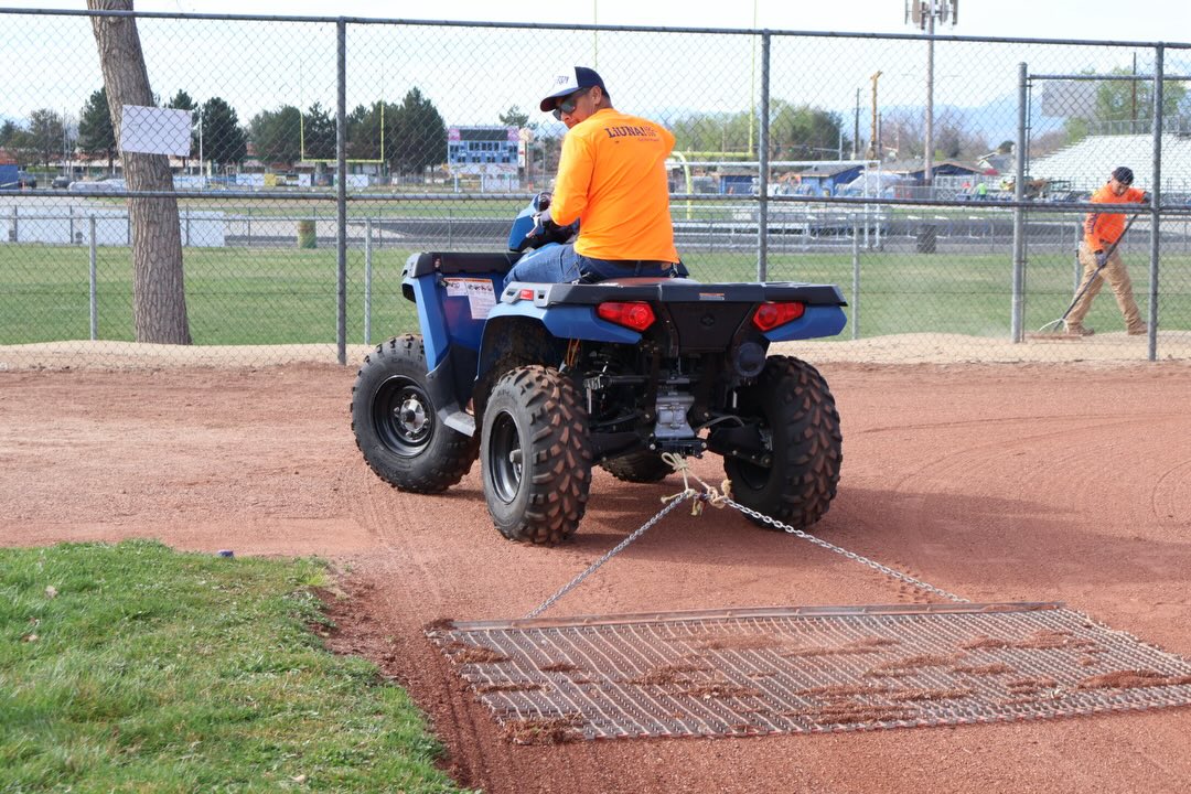 LIUNA's tweet photo. #ICYMI: #LIUNA Local 169 gave back to their community, collaborating with Sparks National Little League to prep fields for local youth sports teams in Reno, Nevada. This is how we show up, this is #LaborersRising #Solidarity in action. ✊
#LIUNACares #FeelThePower #Service #Laborers