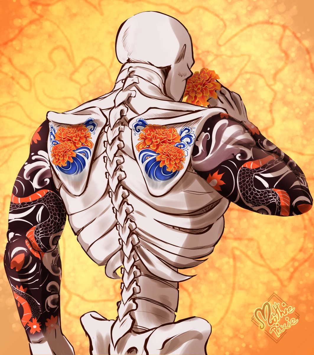 I was asked if Baus would ever get tattoos based off Motti 

He would get marigolds~